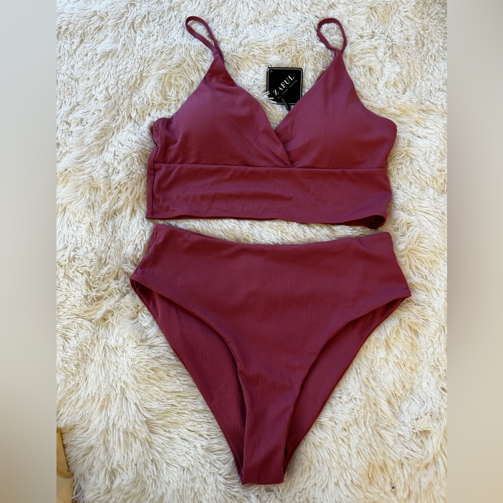 Zaful Women’s Pink Bikini Set Size: 10 NWT
